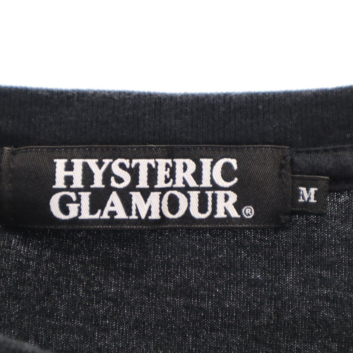 HYSTERIC GLAMOUR ヒステリックグラマー 日本製 長袖 Tシャツ M ブラック ロンT レディース