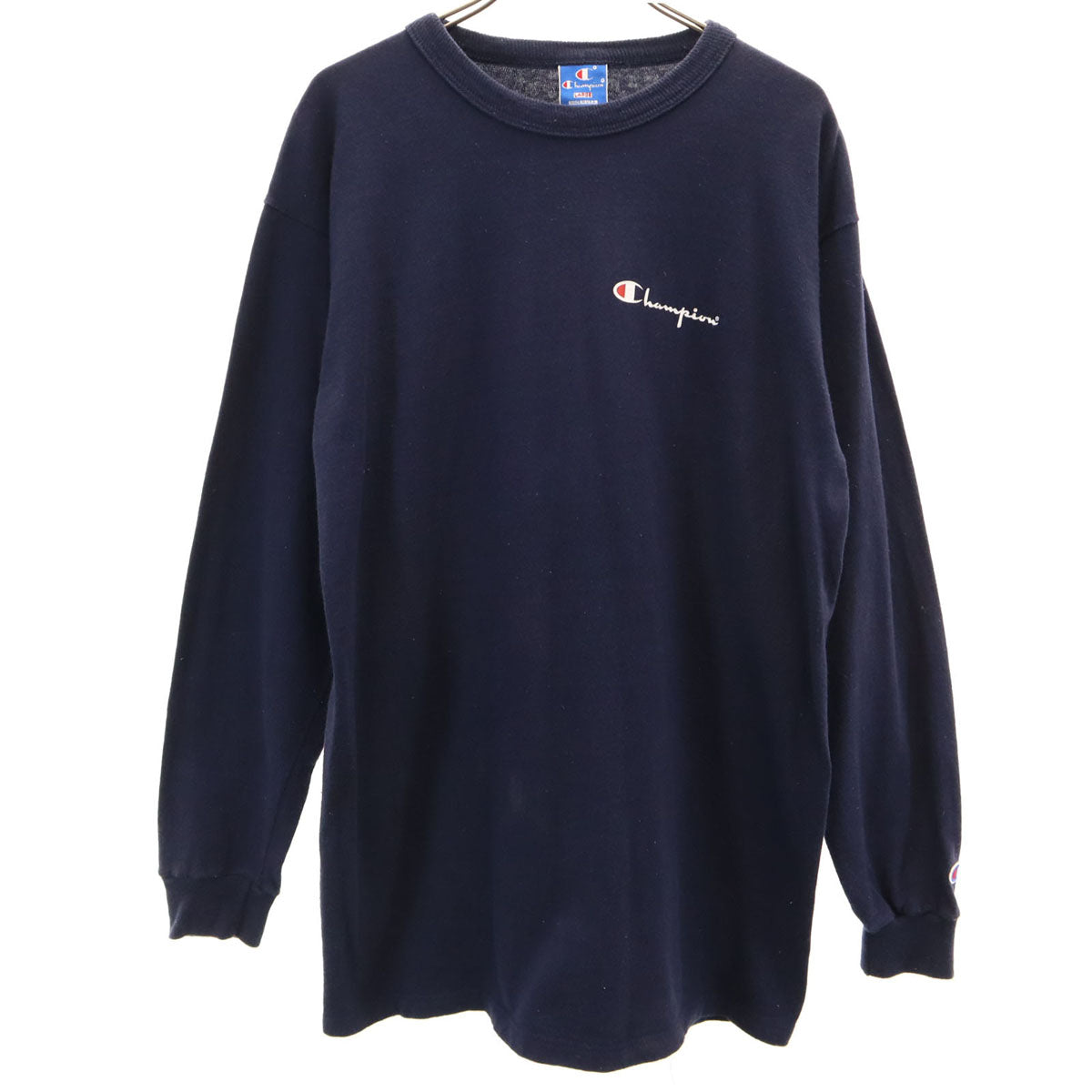 Champion チャンピオン 90s USA製 オールド 長袖 Tシャツ L ネイビー ロンT メンズ