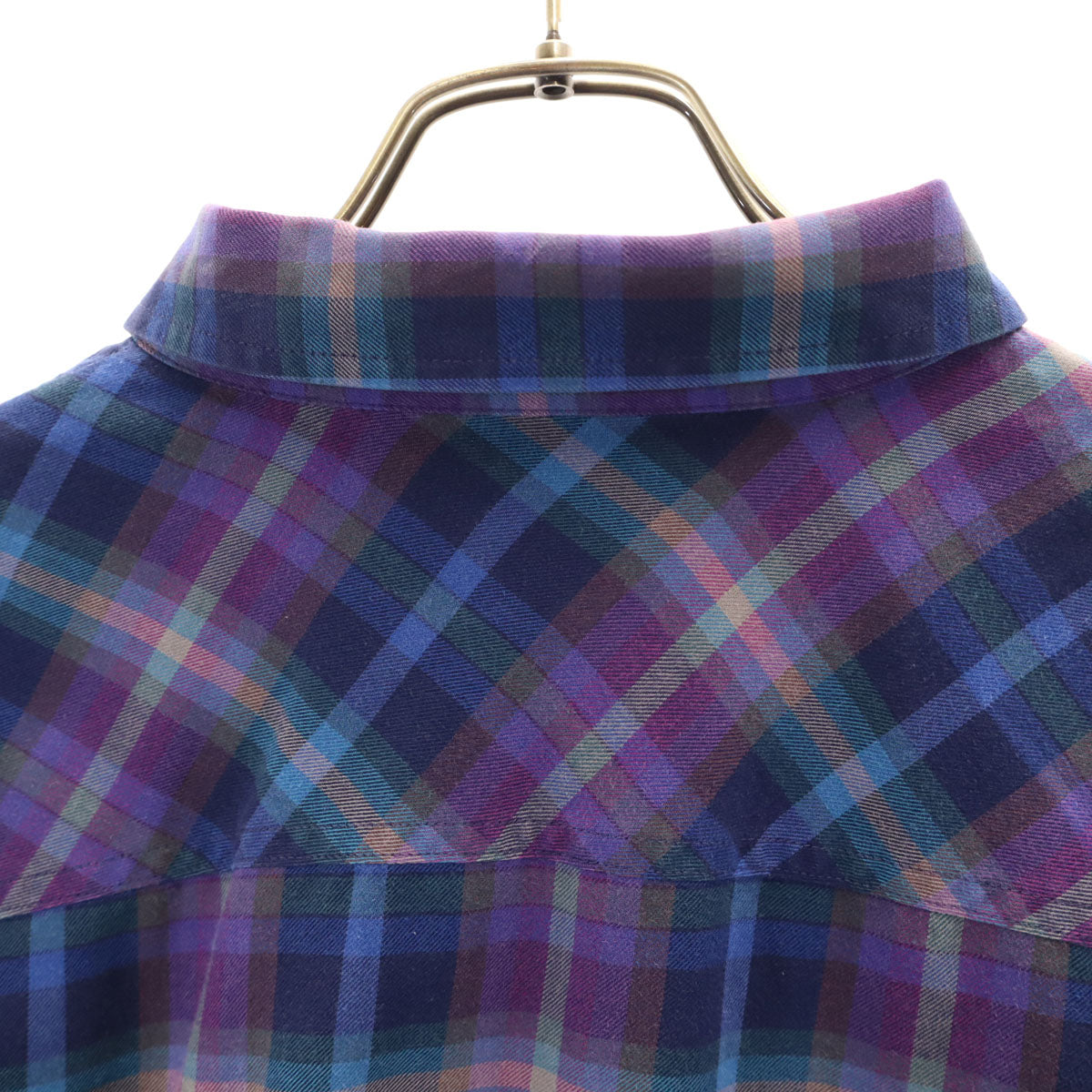 patagonia パタゴニア チェック柄 長袖 シャツ XL パープル 53856FA13 アウトドア メンズ