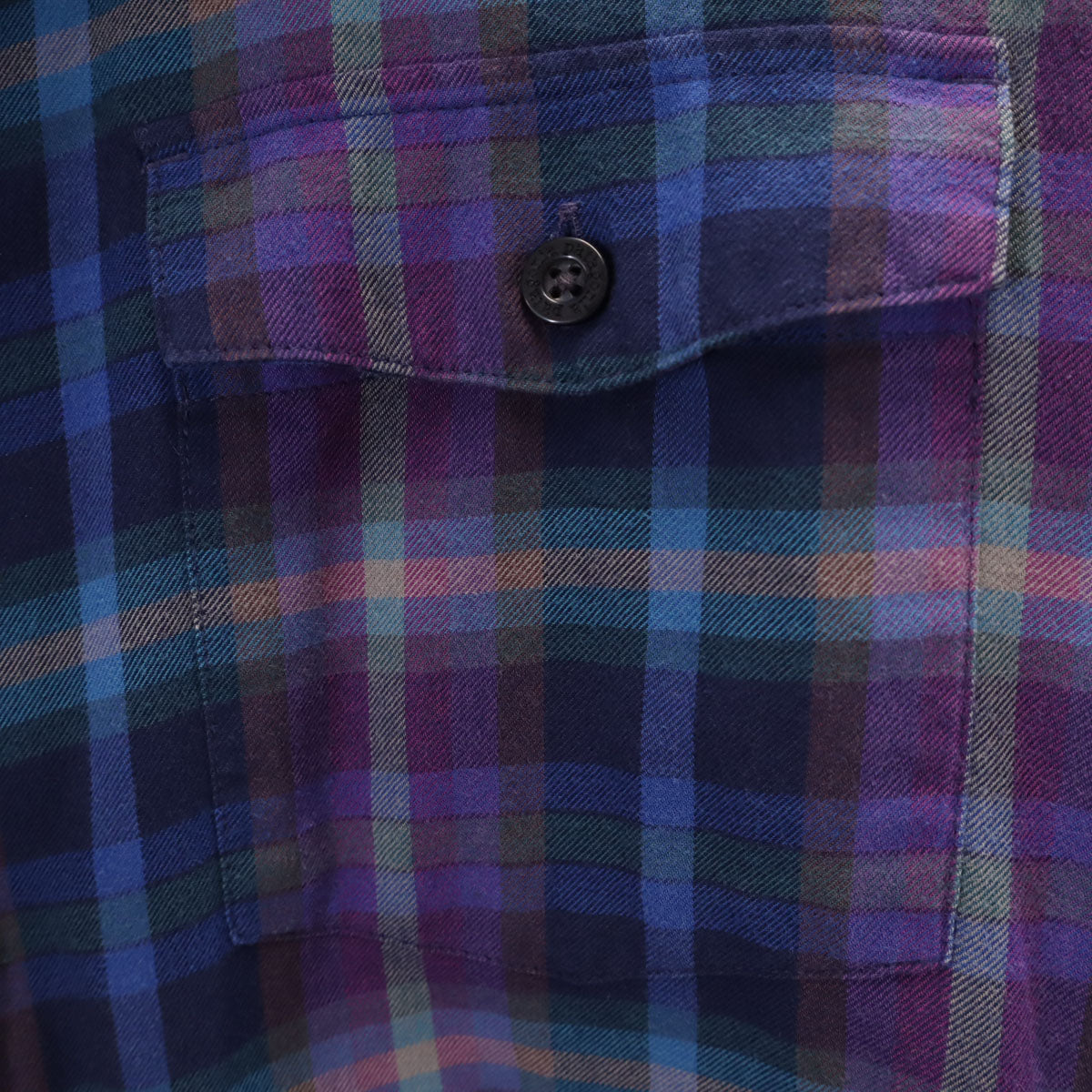 patagonia パタゴニア チェック柄 長袖 シャツ XL パープル 53856FA13 アウトドア メンズ
