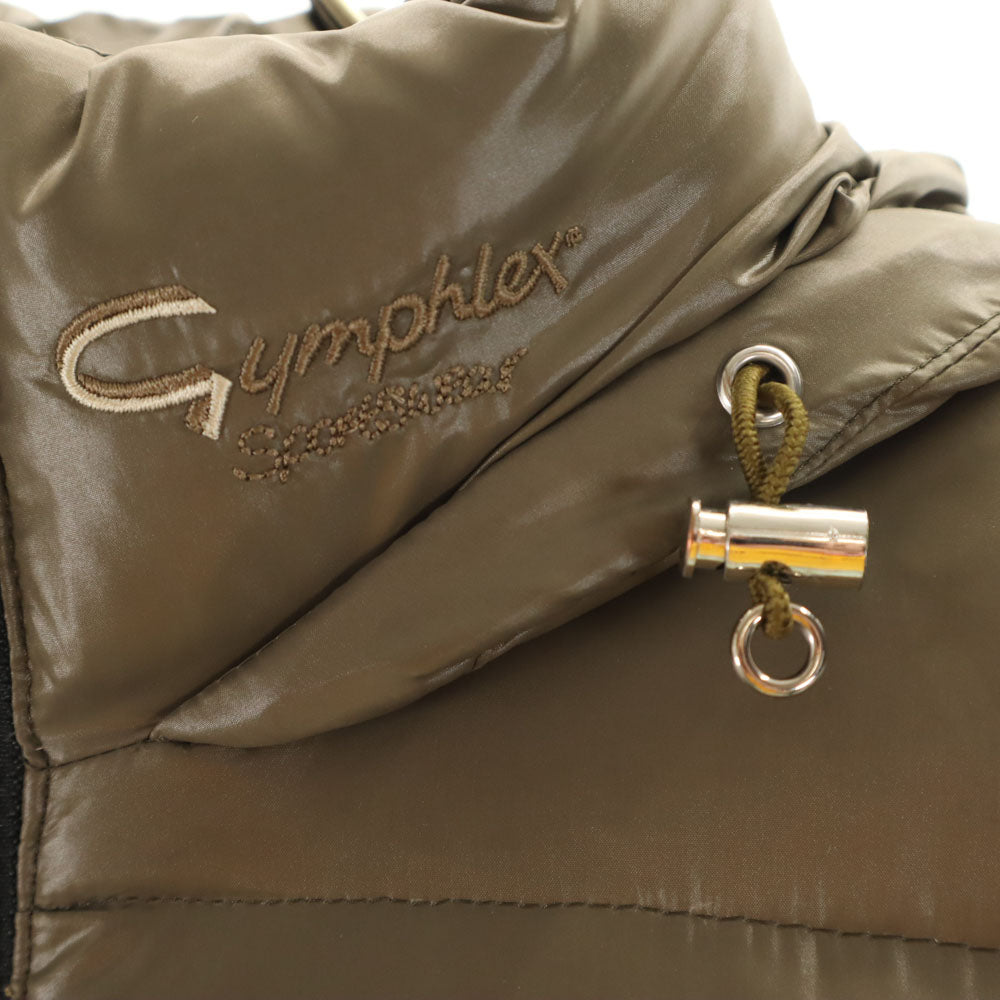 GYMPHLEX ジムフレックス ダウンジャケット 12 カーキ レディース