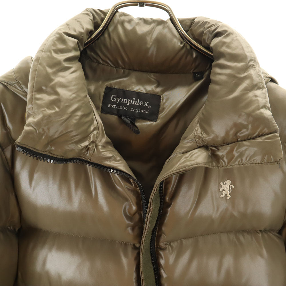 GYMPHLEX ジムフレックス ダウンジャケット 12 カーキ レディース