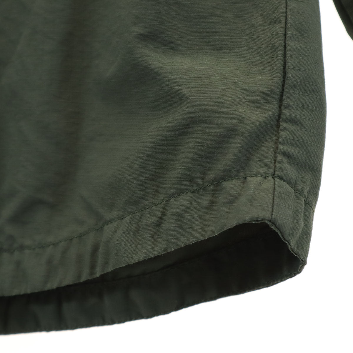 DENHAM デンハム 長袖 FUTURE ノーカラーシャツ XS カーキ メンズ