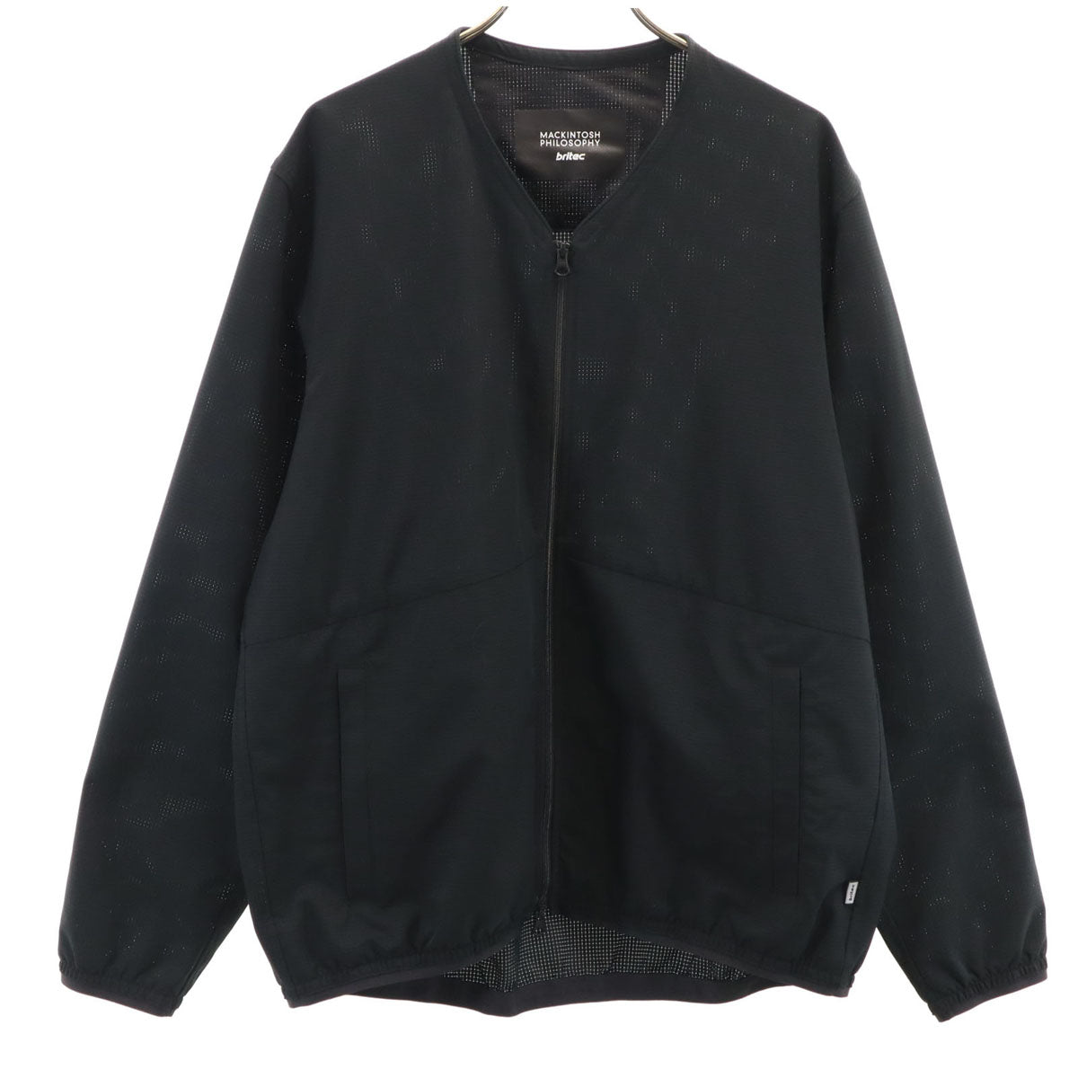 MACKINTOSH PHILOSOPHY マッキントッシュフィロソフィー 長袖 ジップ カーディガン 38 ブラック britec メンズ