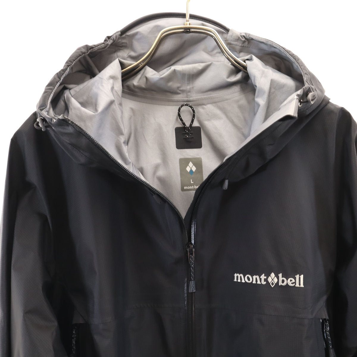 mont-bell モンベル レインジャケット L ブラック アウトドア メンズ
