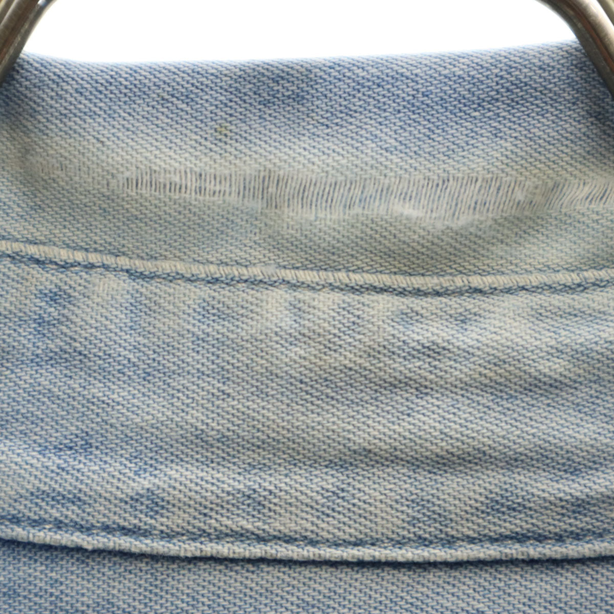 Levi's リーバイス 90s オールド 猫目ボタン オレンジタブ 長袖 コットンシャツ XL ブルー メンズ