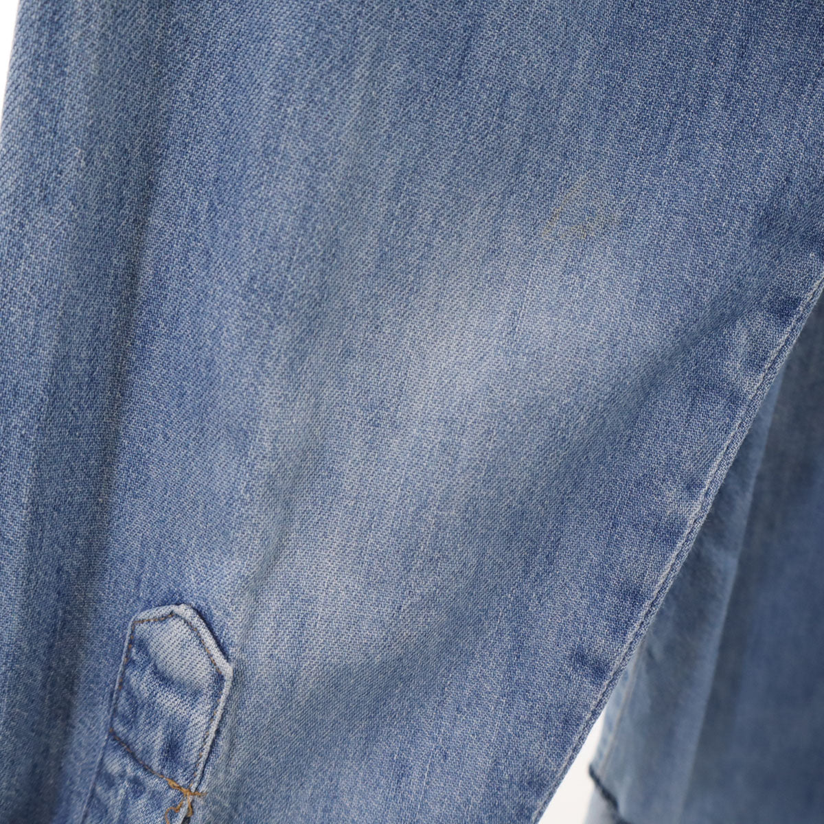 Wrangler ラングラー 80s USA製 ヴィンテージ 長袖 ダンガリーデニム ウエスタンシャツ 15 1/2-34 ウォッシュブルー メンズ