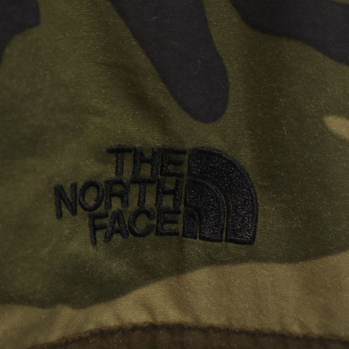 THE NORTH FACE ノースフェイス カモフラ柄 ノベルティコンパクト ジャケット L カーキ NP71535 アウトドア 迷彩 メンズ