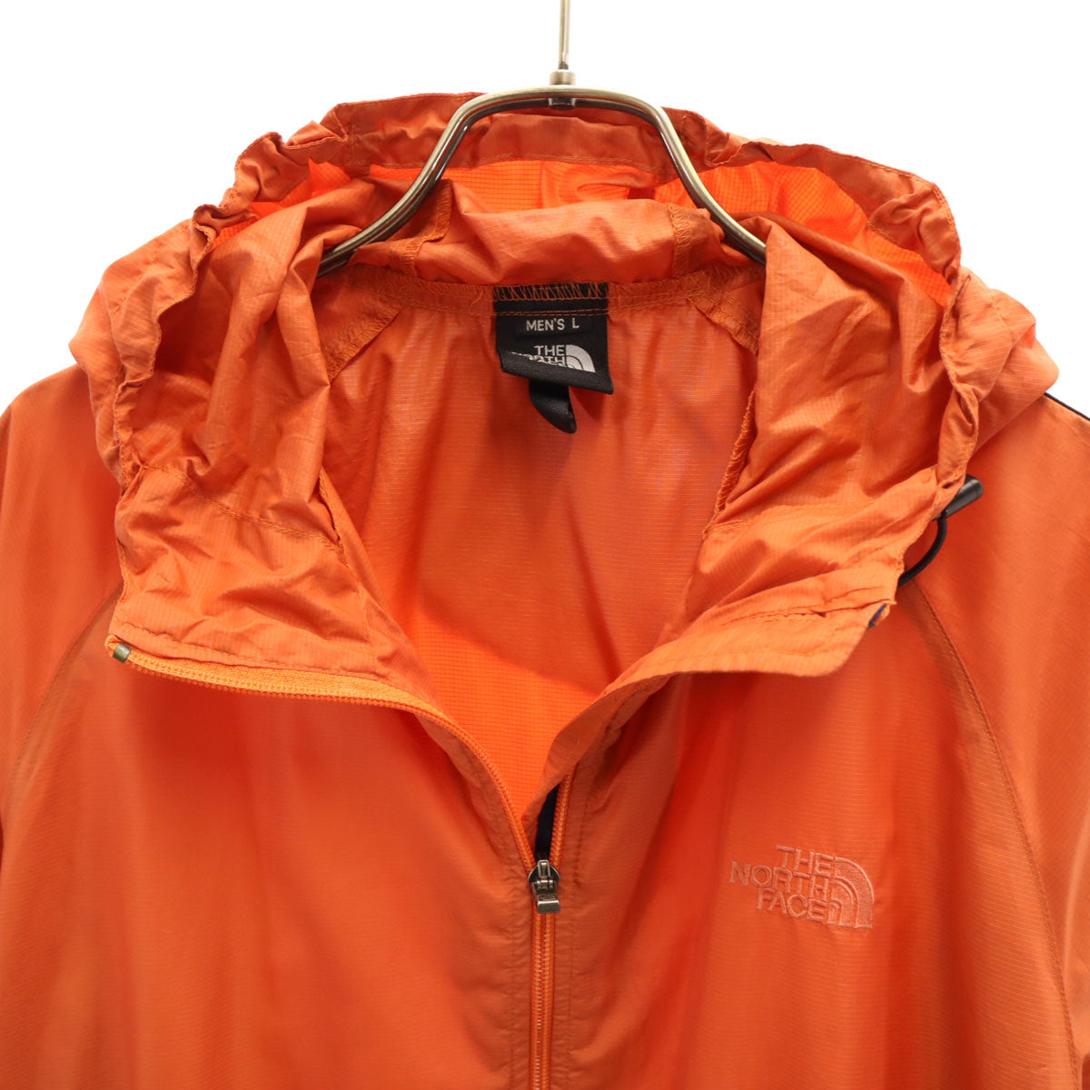 THE NORTH FACE ノースフェイス ウインドストッパージップ ジャケット L オレンジ NP11111 アウトドア メンズ