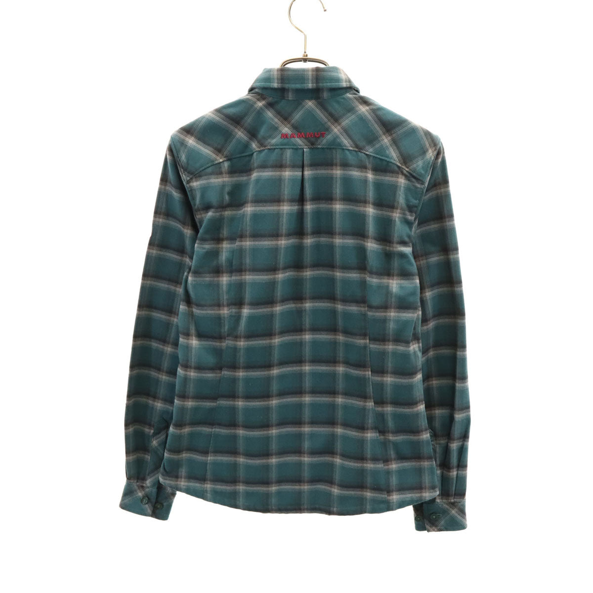 Mammut マムート チェック柄 長袖 Alessandria Tour シャツ S グリーン系 アウトドア レディース