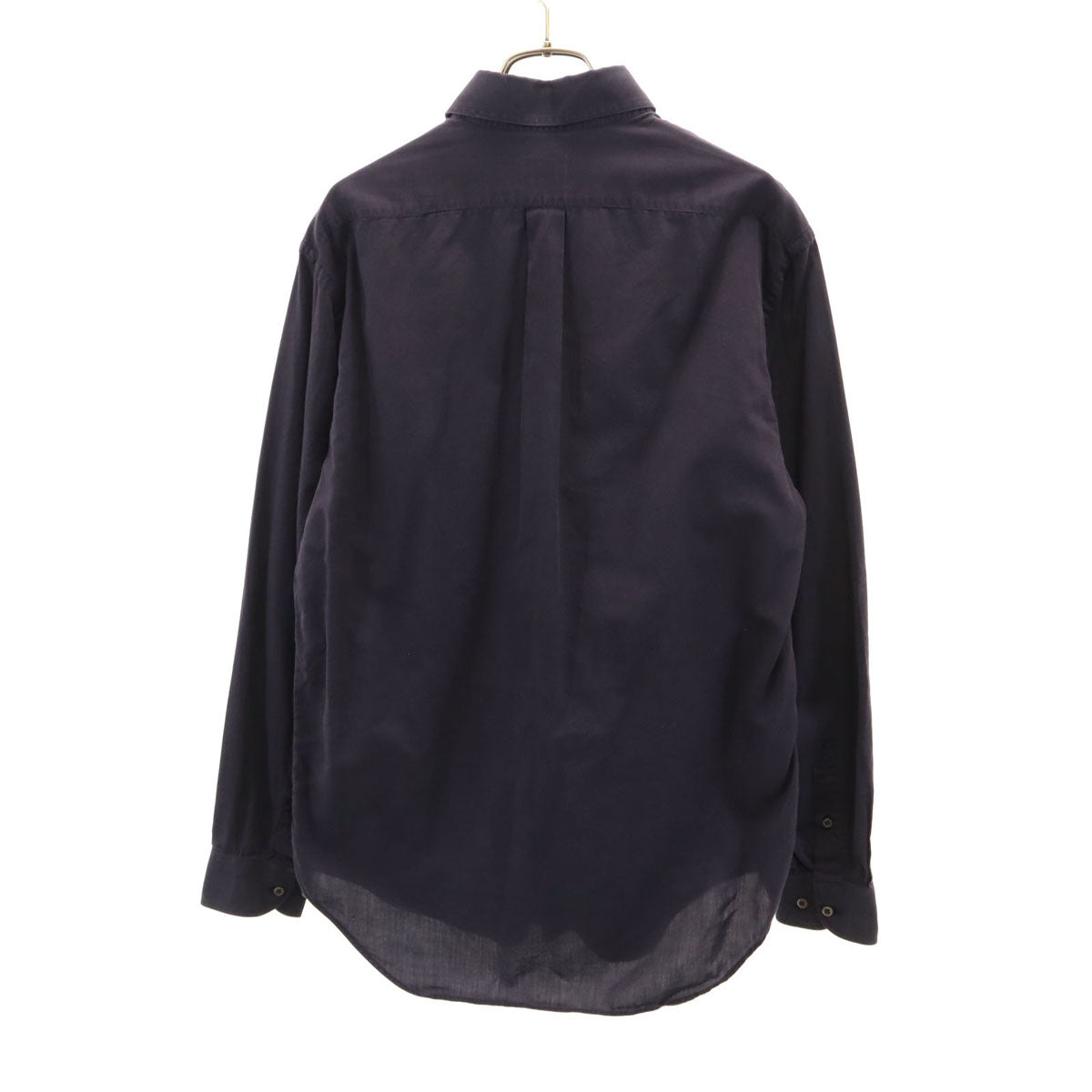 ARMANI COLLEZIONI アルマーニコレッツォーニ 長袖 コットンシャツ 38 ネイビー メンズ
