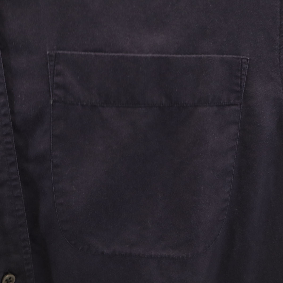 ARMANI COLLEZIONI アルマーニコレッツォーニ 長袖 コットンシャツ 38 ネイビー メンズ