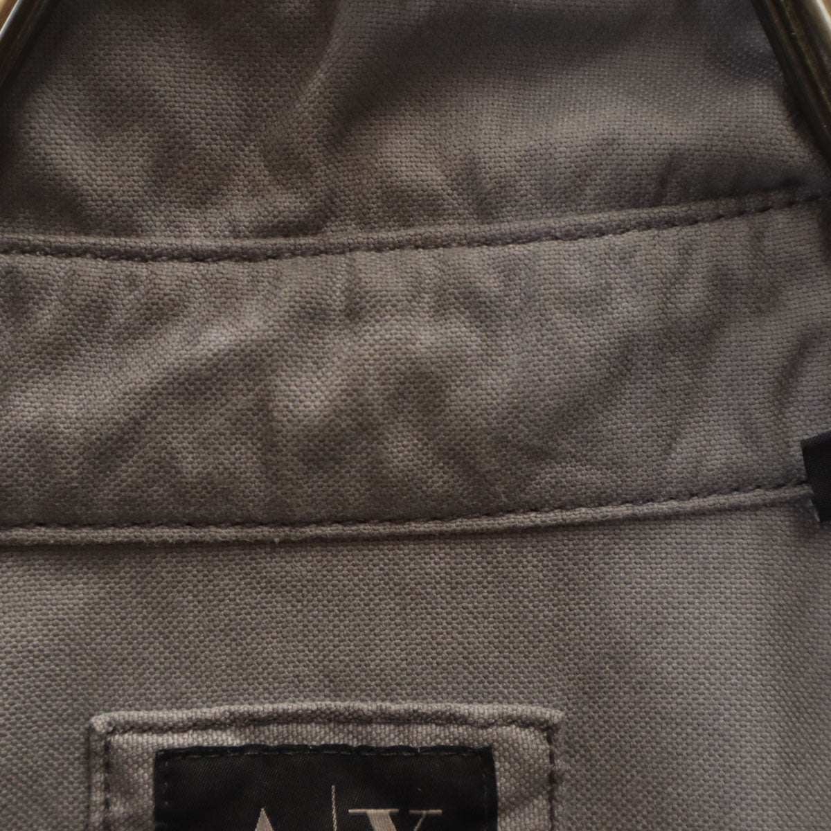 ARMANI EXCHANGE アルマーニエクスチェンジ 長袖 コットンシャツ L グレー メンズ