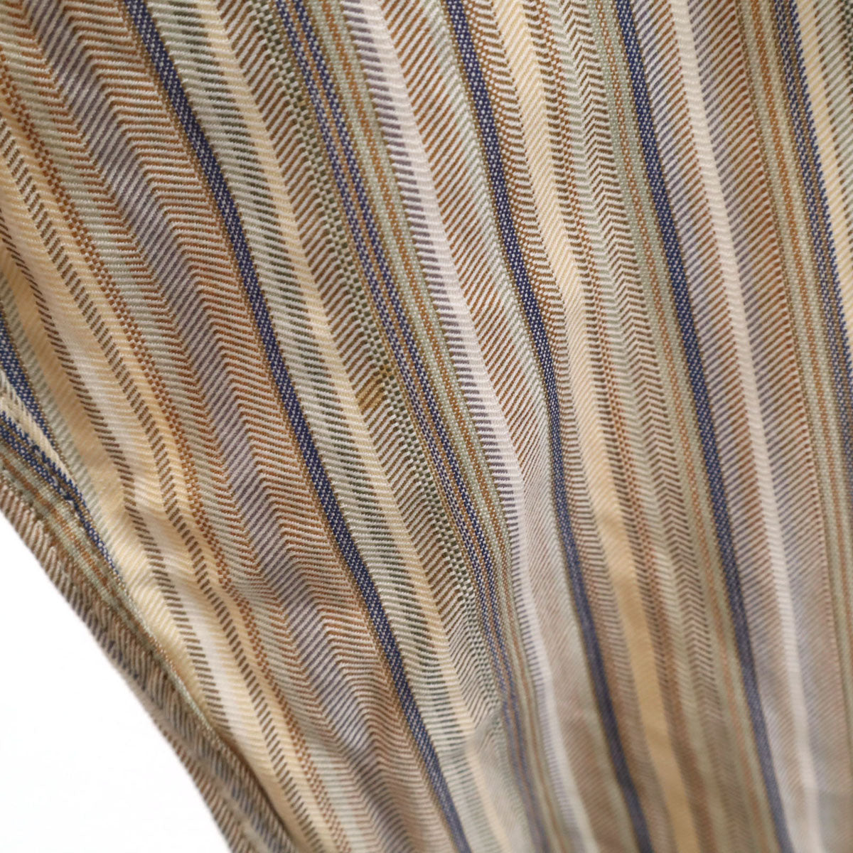 Missoni ミッソーニ イタリア製 ストライプ柄 長袖 ボタンダウンシャツ 52 ベージュ メンズ