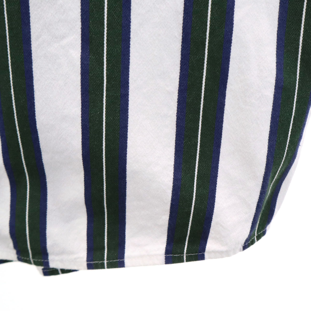 A.P.C. アーペーセー ストライプ柄 長袖 コットンシャツ S ホワイト メンズ