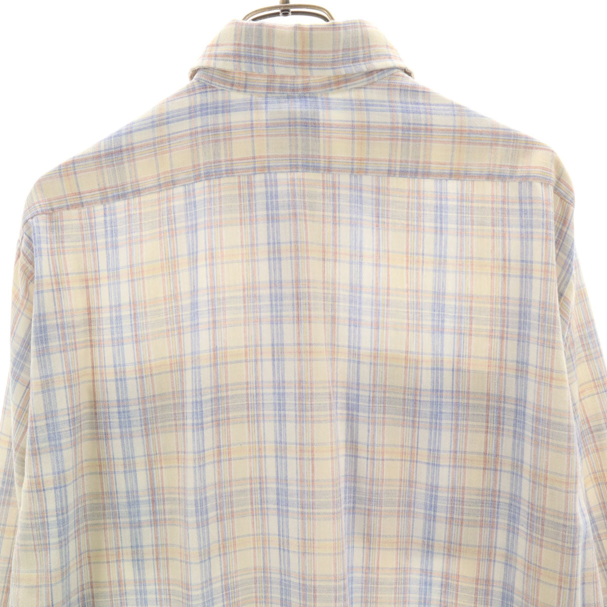 Levi's リーバイス 80s 1980年オリンピック記念モデル ヴィンテージ チェック柄 長袖 シャツ L ベージュ メンズ