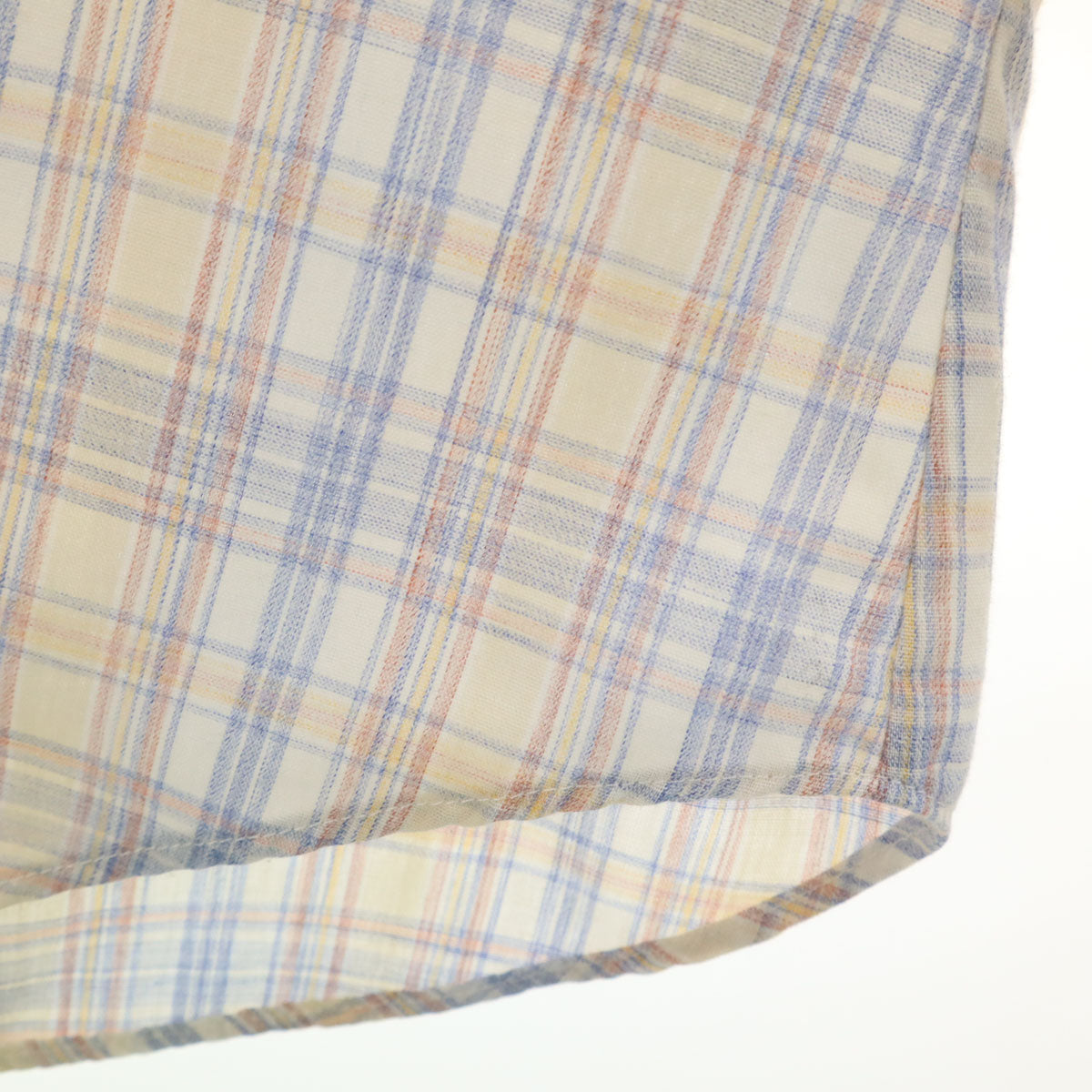 Levi's リーバイス 80s 1980年オリンピック記念モデル ヴィンテージ チェック柄 長袖 シャツ L ベージュ メンズ
