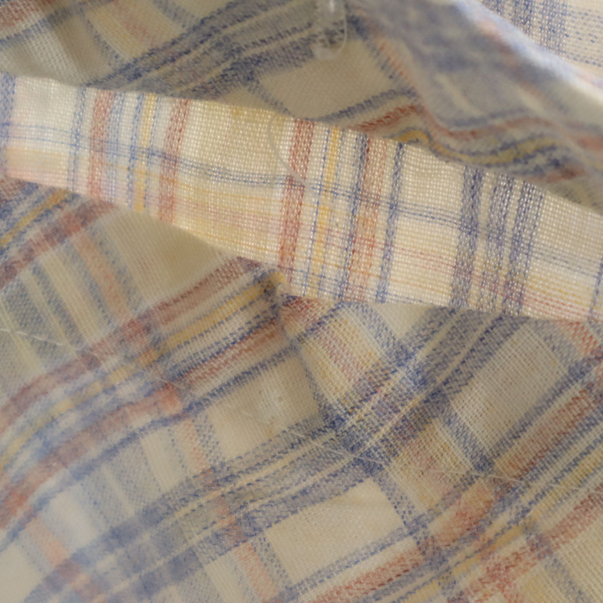 Levi's リーバイス 80s 1980年オリンピック記念モデル ヴィンテージ チェック柄 長袖 シャツ L ベージュ メンズ