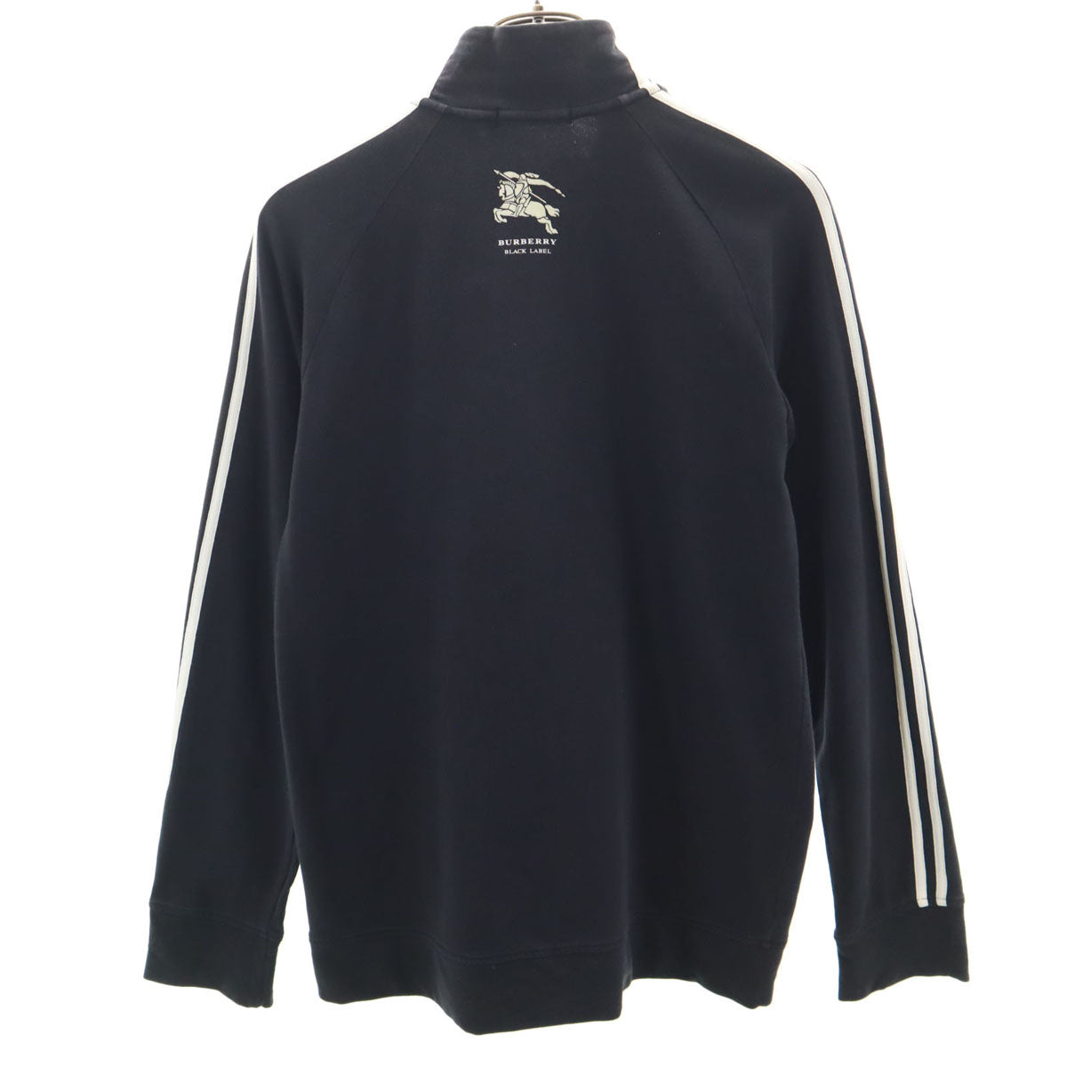 BURBERRY BLACK LABEL バーバリーブラックレーベル スウェット トラックジャケット 2 ブラック 三陽商会 メンズ