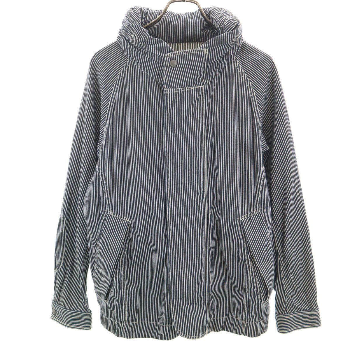 nonnative ノンネイティブ 日本製 ヒッコリーストライプ ブルゾン 2 ネイビー メンズ