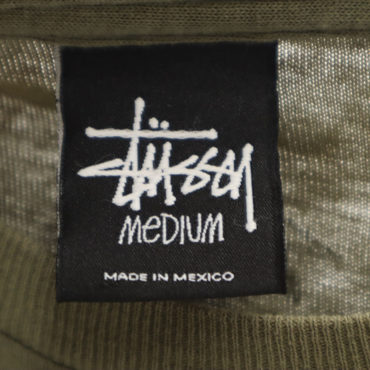 STUSSY ステューシー 半袖 Tシャツ M オリーブ メンズ