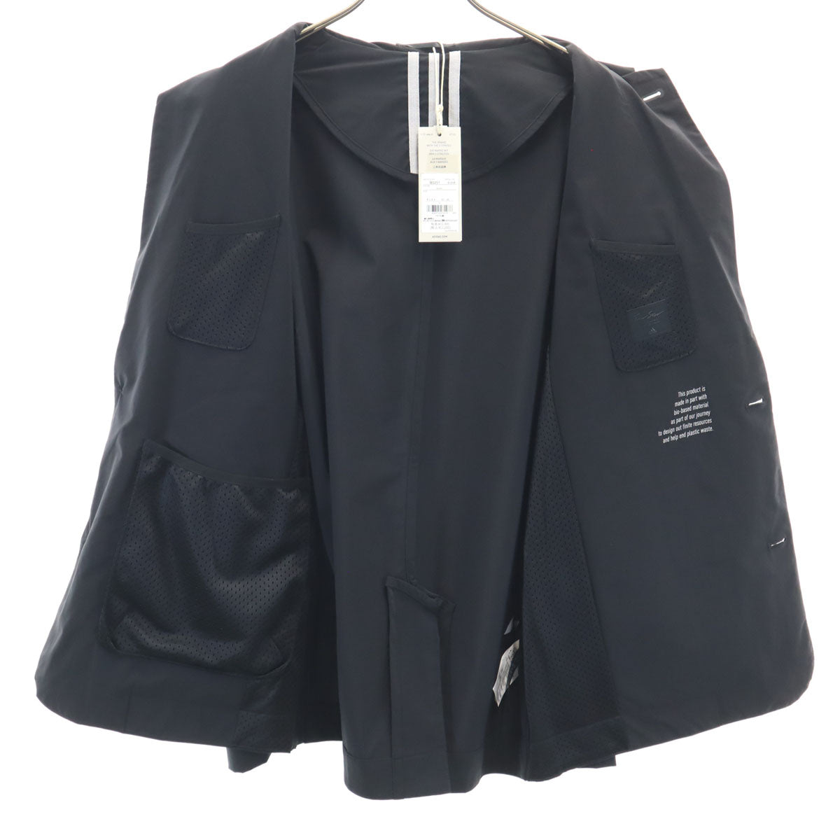 未使用 adidas アディダス テーラードジャケット L ブラック アンコン メンズ