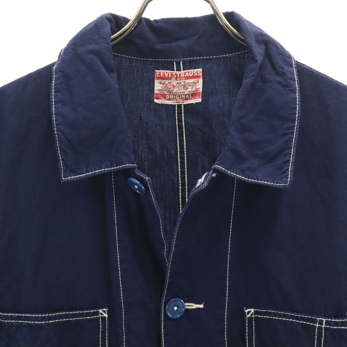 Levi's リーバイス カバーオール M ネイビー メンズ