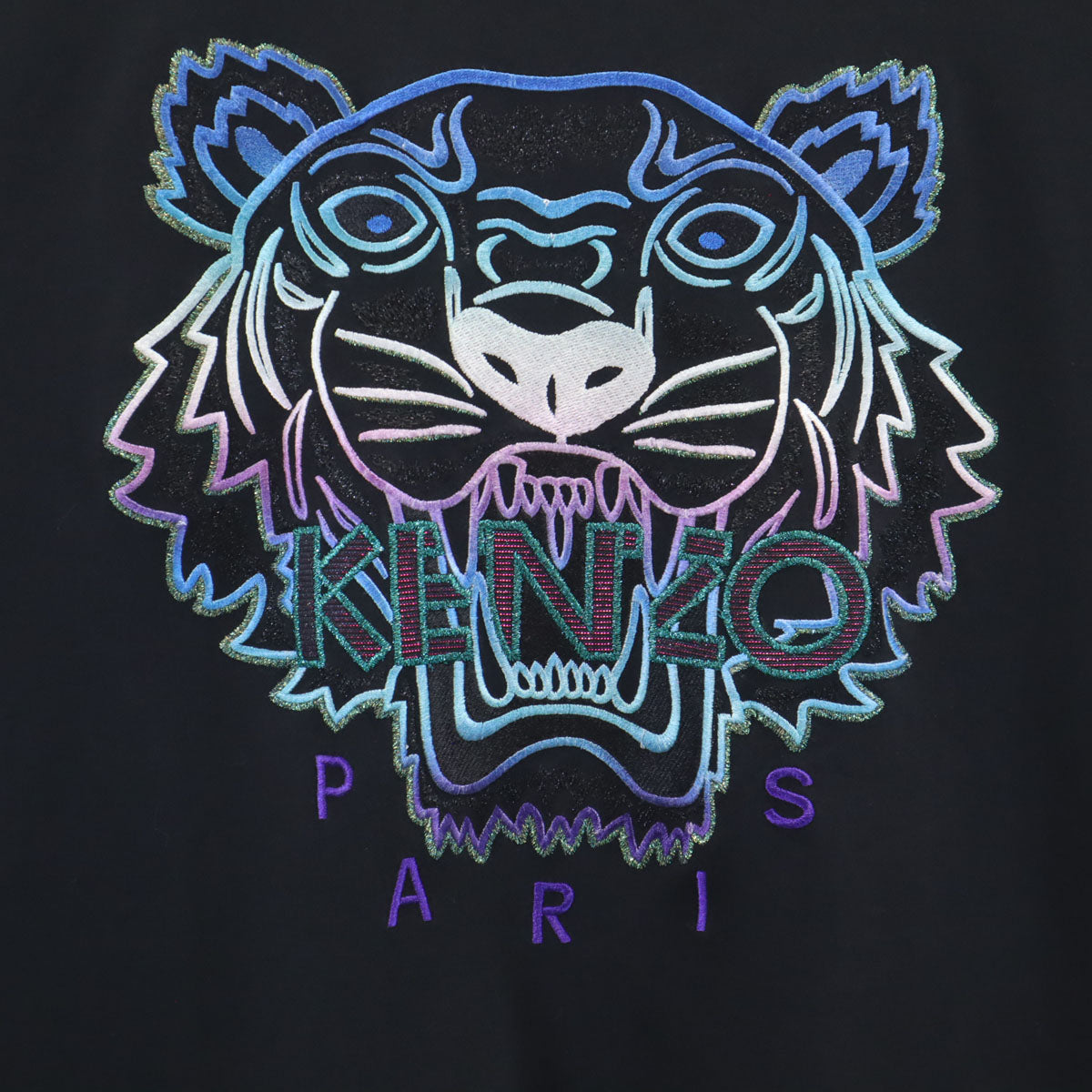 KENZO ケンゾー タイガー刺繍 半袖 Tシャツ S ブラック メンズ