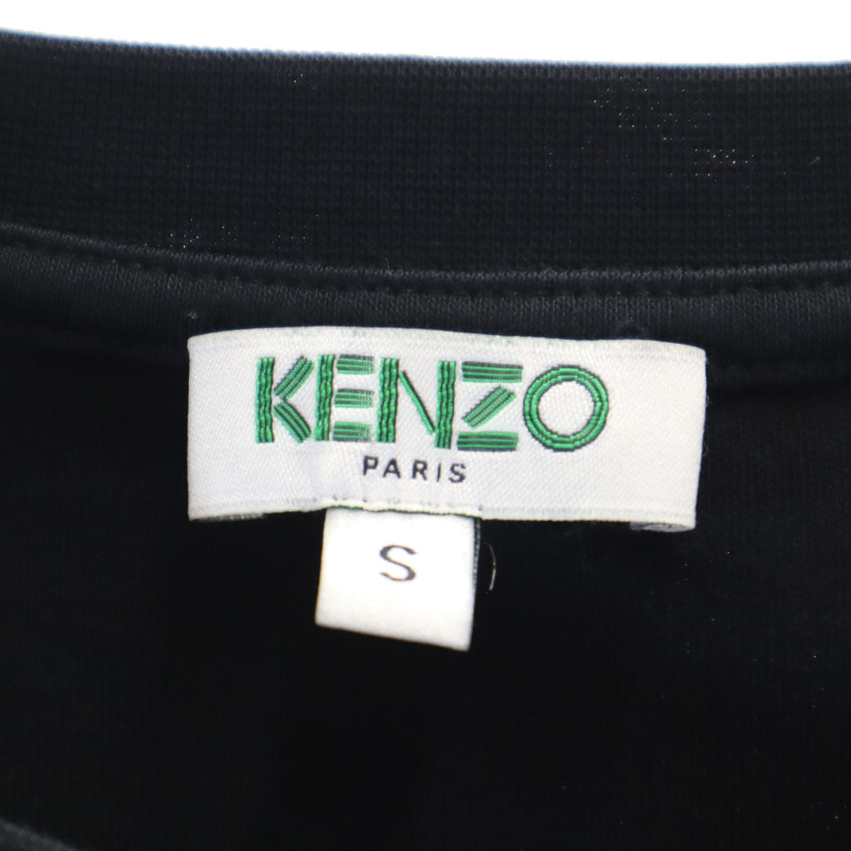KENZO ケンゾー タイガー刺繍 半袖 Tシャツ S ブラック メンズ