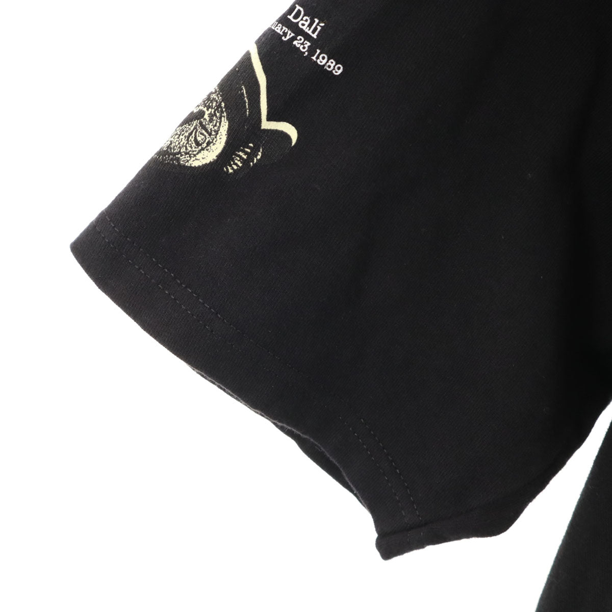 STUSSY ステューシー ギャラリー アート 半袖 Tシャツ S ブラック GALLERY ピカソ 葛飾北斎 レオナルド・ダ・ヴィンチ ゴッホ ダリ メンズ