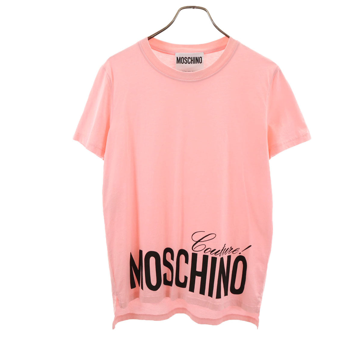MOSCHINO モスキーノ 半袖 Tシャツ 44 ピンク レディース