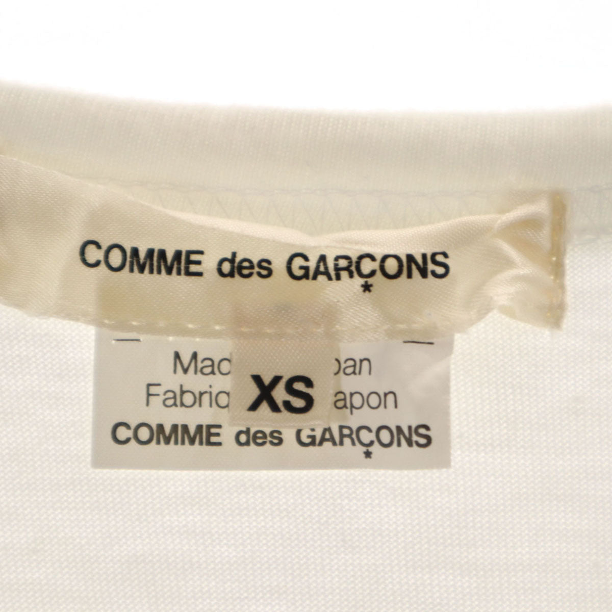 COMME des GARCONS コムデギャルソン 2011年 日本製 ノースリーブ タンクトップ XS ホワイト レディース