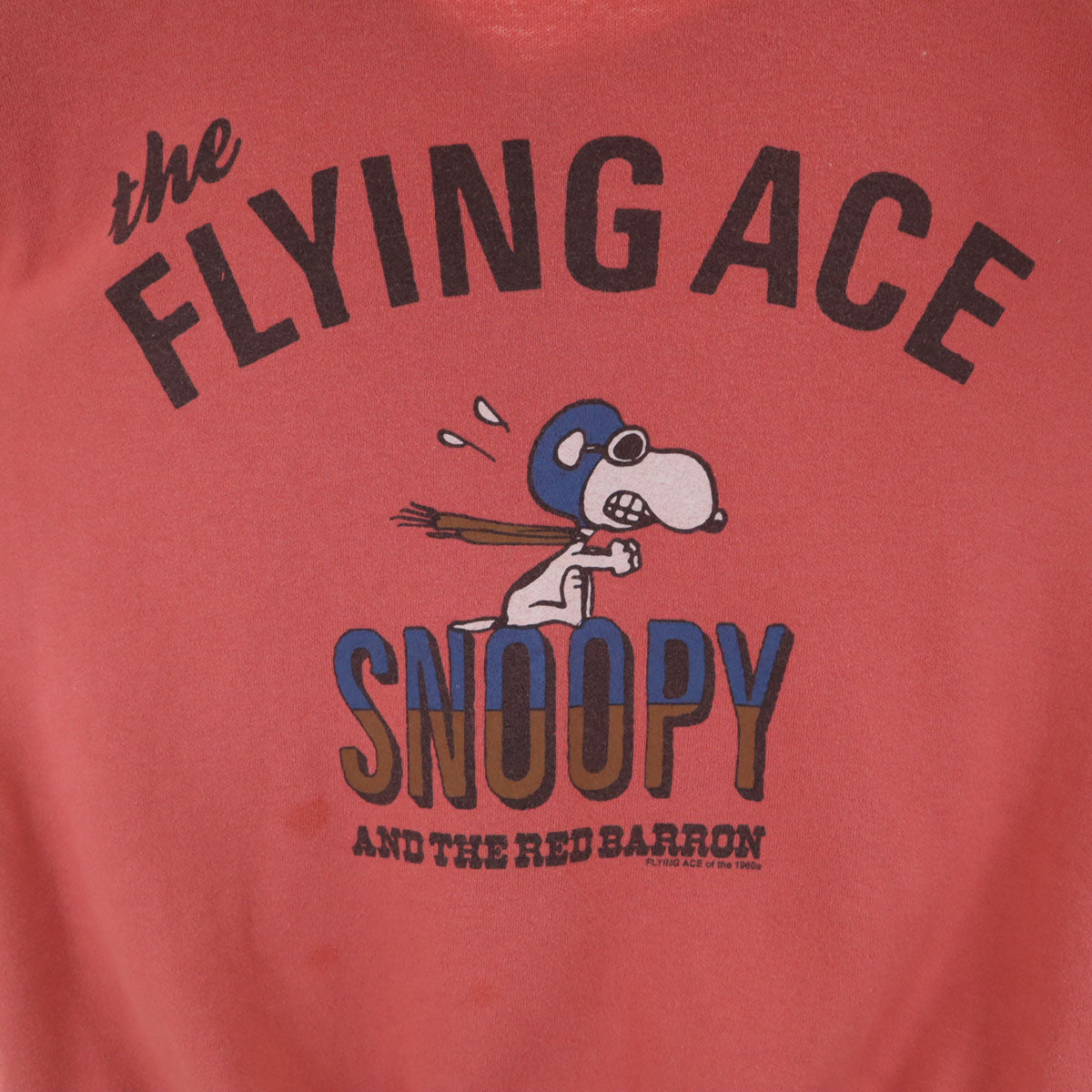 Two Moon トゥームーン Vintage SNOOPY 長袖 ジップパーカー 40/38 レッド系 スウェット 裏起毛 レディース