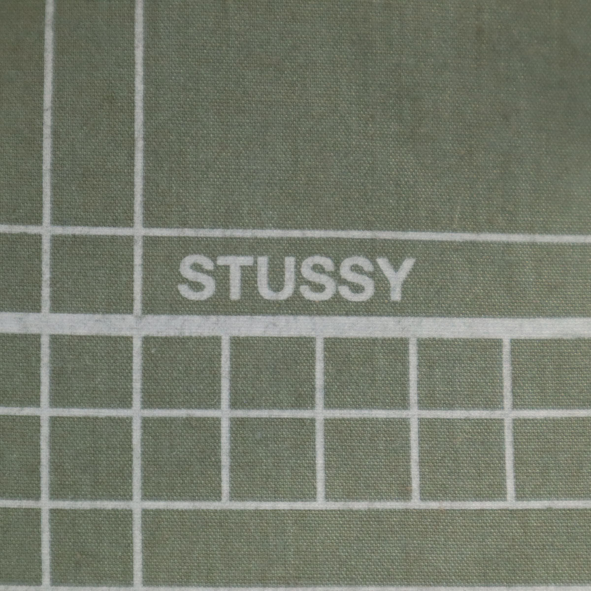 STUSSY ステューシー 90s USA製 オールド 紺タグ 半袖 シャツ S オリーブ系 メンズ