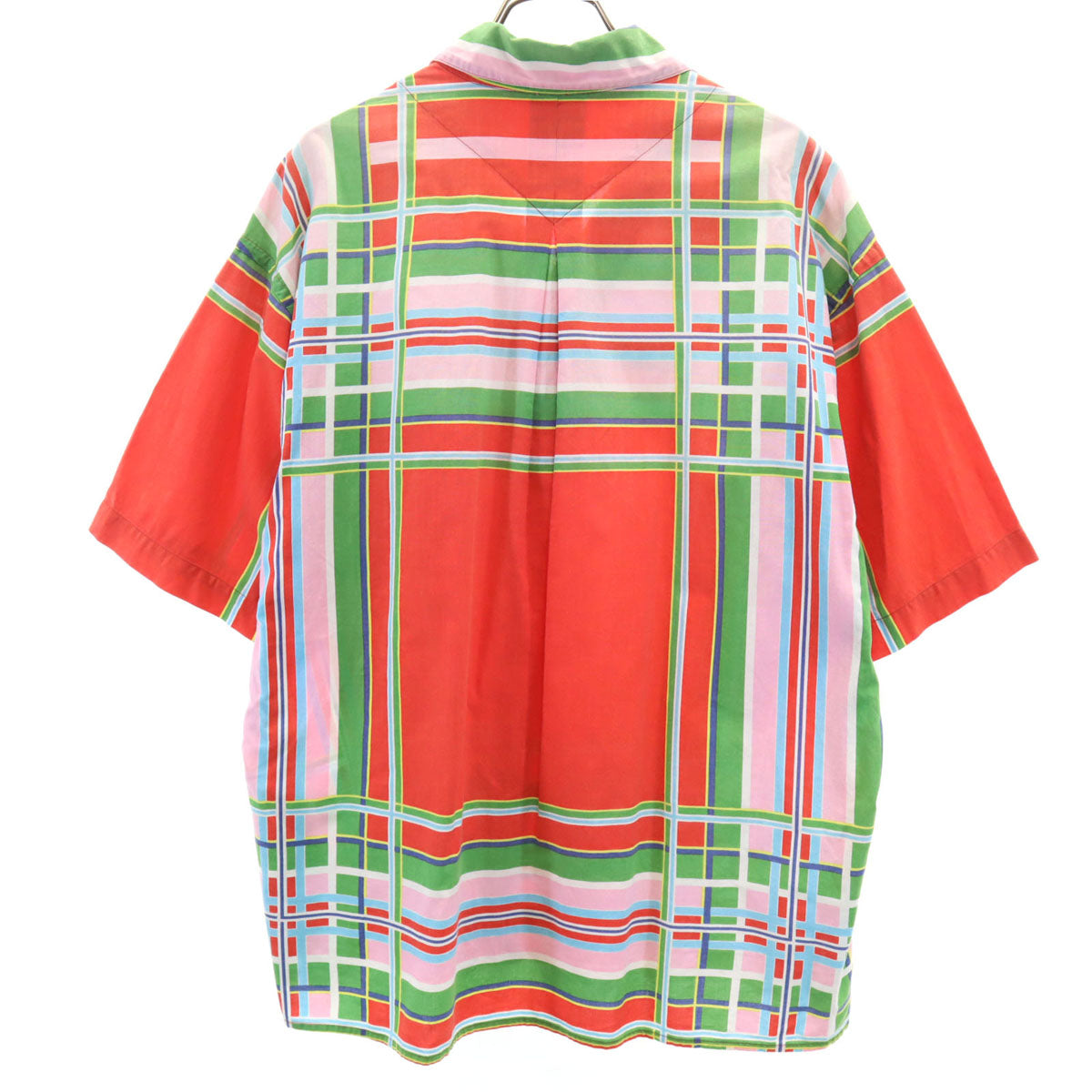 KENZO ケンゾー 90s オールド チェック柄 半袖 オープンカラーシャツ F マルチ メンズ