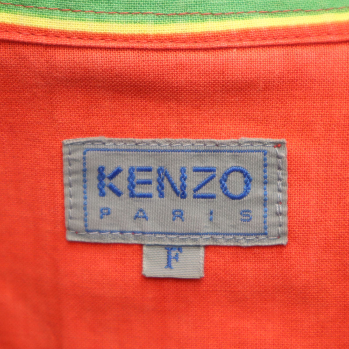 KENZO ケンゾー 90s オールド チェック柄 半袖 オープンカラーシャツ F マルチ メンズ