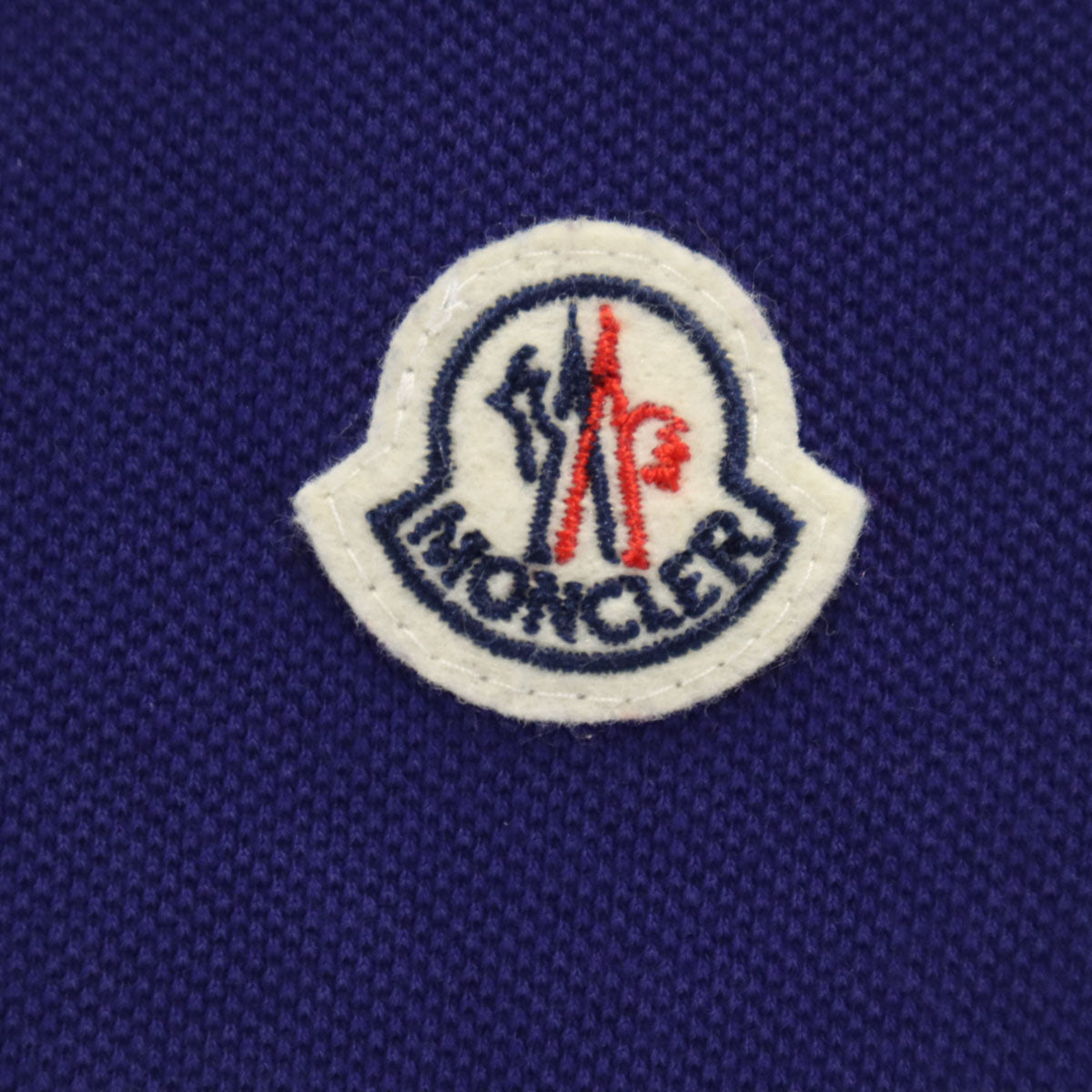 MONCLER モンクレール 半袖 MAGLIA ポロシャツ S 青紫 メンズ