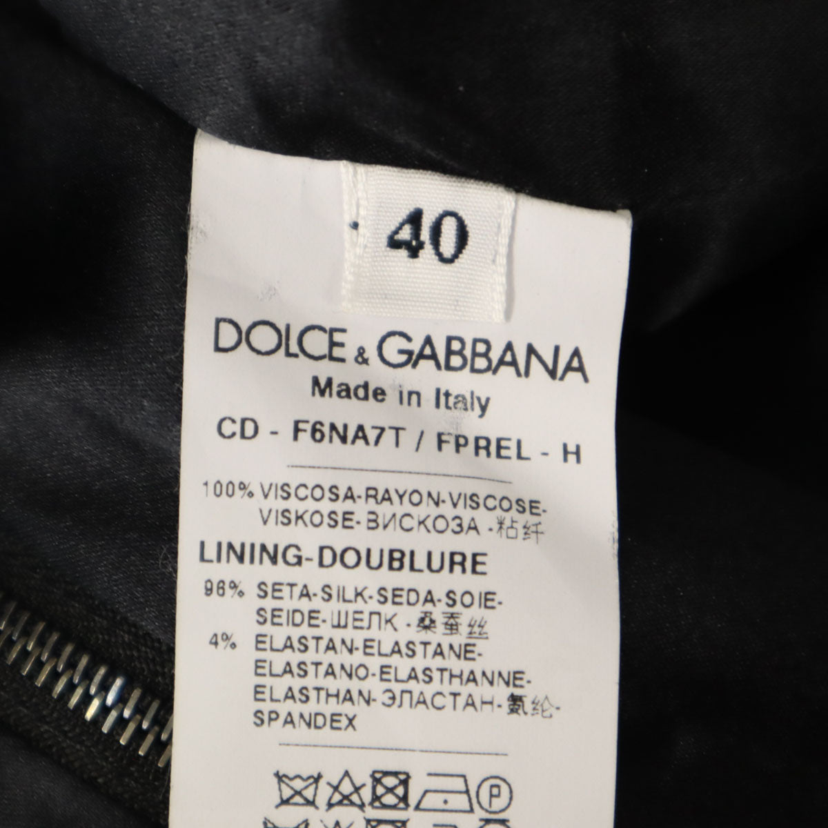 未使用 DOLCE&GABBANA ドルチェアンドガッバーナ イタリア製 花柄 ノースリーブ ミニワンピース 40 ブラック レディース