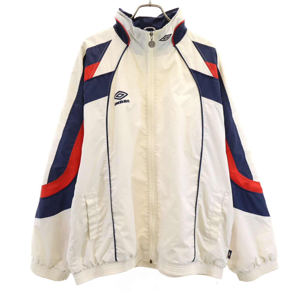 umbro アンブロ 90s オールド ウインドブレーカー M ホワイト ジャケット 裏メッシュ メンズ