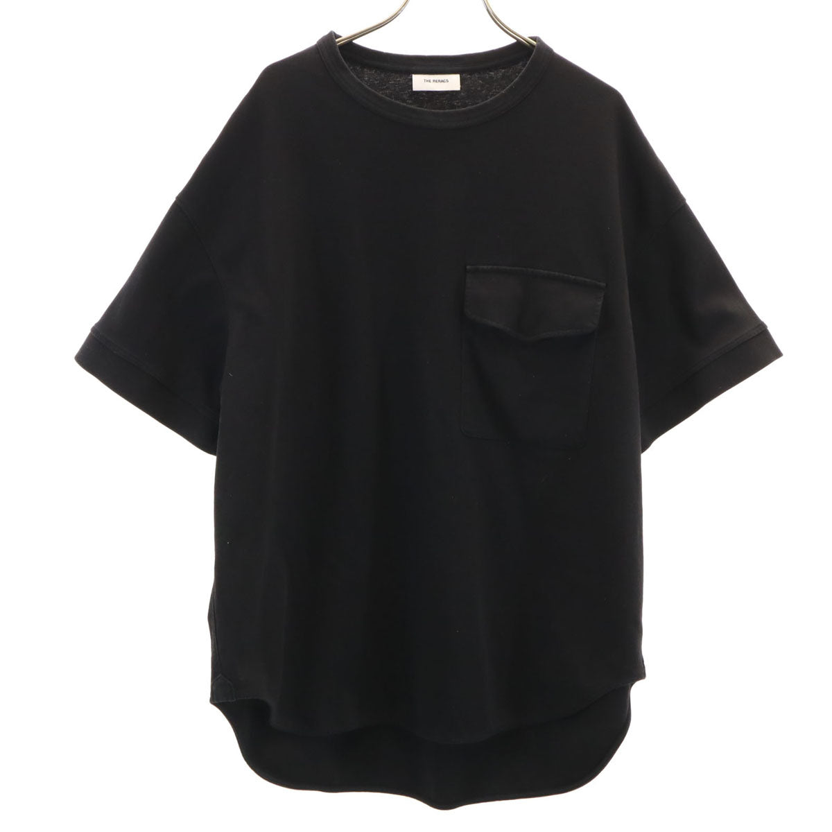 THE RERACS ザ リラックス 半袖 Tシャツ ブラック ポケT 無地 メンズ