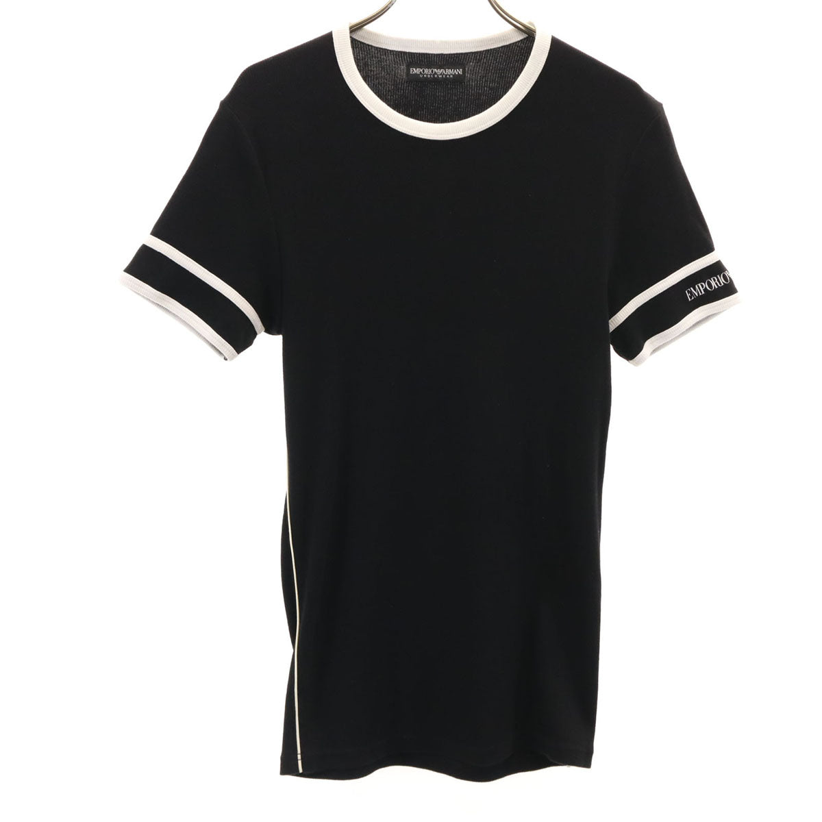 Emporio Armani エンポリオアルマーニ 半袖 Tシャツ XL ブラック UNDER WEAR レディース