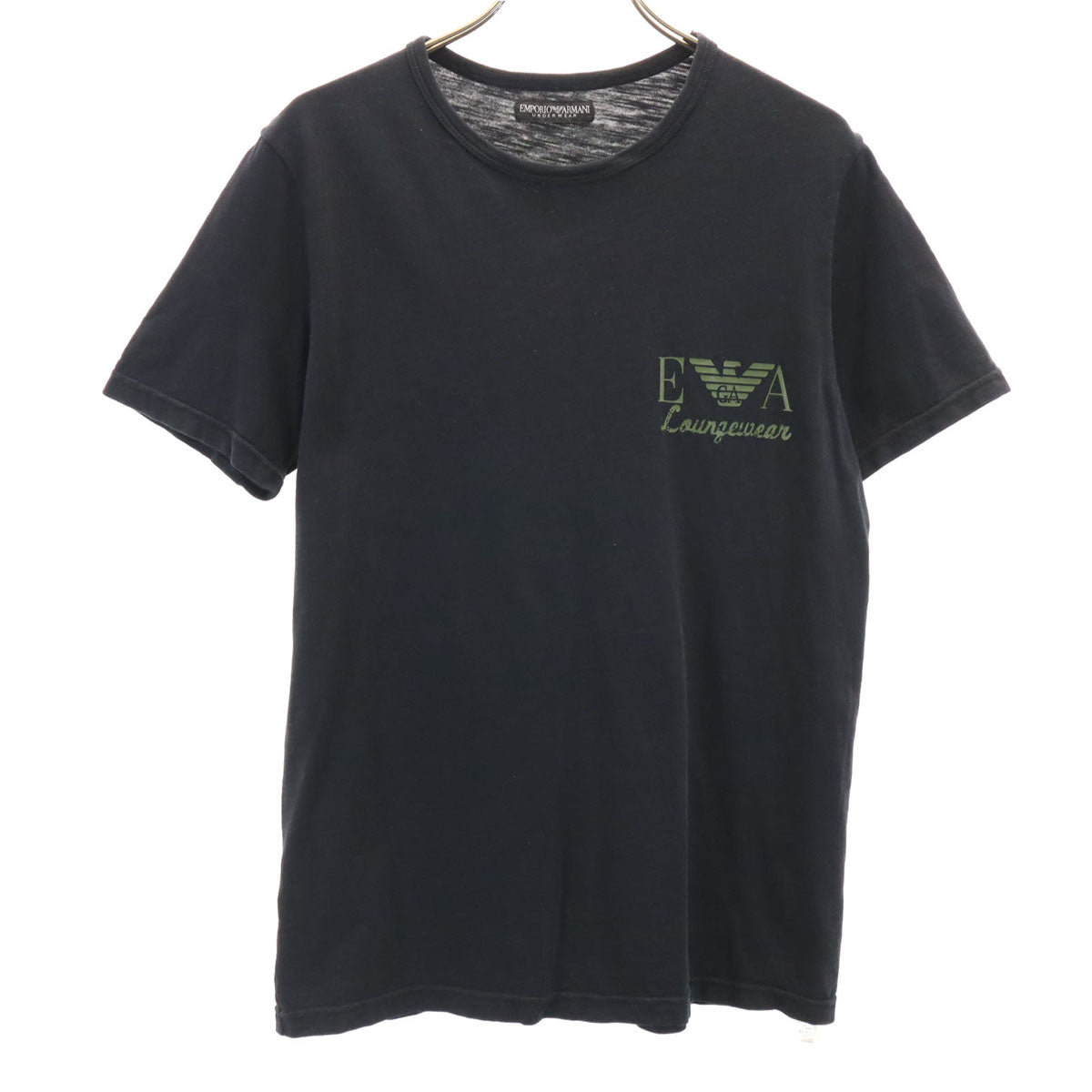 Emporio Armani エンポリオアルマーニ 半袖 Tシャツ S ブラック UNDER WEAR メンズ