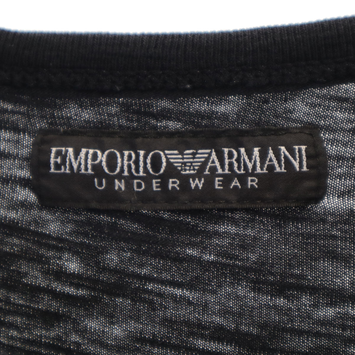 Emporio Armani エンポリオアルマーニ 半袖 Tシャツ S ブラック UNDER WEAR メンズ