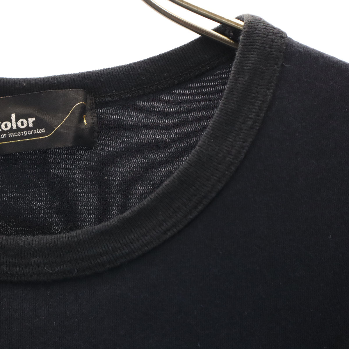 kolor カラー 日本製 半袖 Tシャツ 1 ブラック メンズ