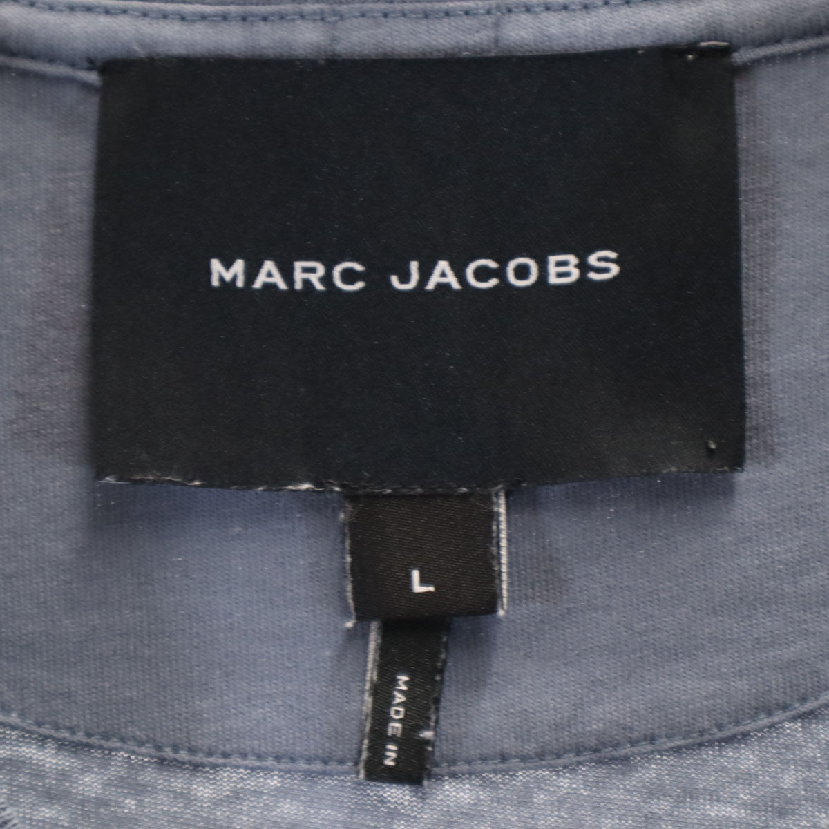 MARC JACOBS マークジェイコブス ポルトガル製 半袖 Tシャツ L グレー レディース