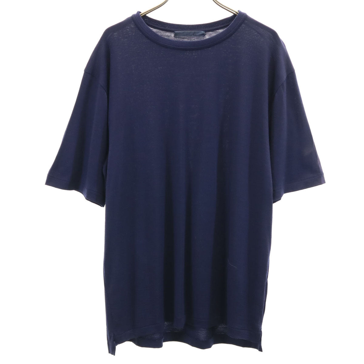 美品 semoh セモー 日本製 半袖 Tシャツ 1 ネイビー 無地 メンズ