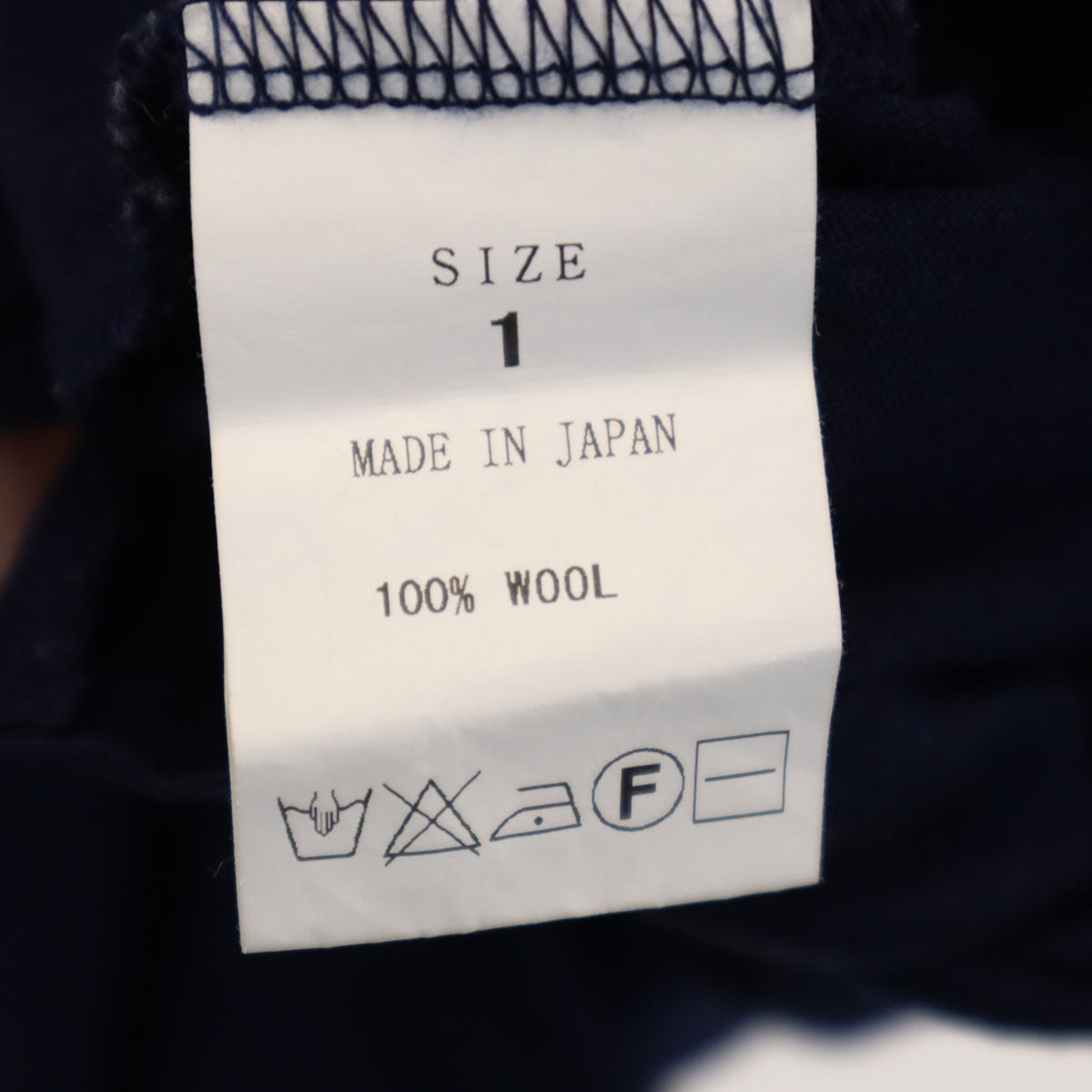 美品 semoh セモー 日本製 半袖 Tシャツ 1 ネイビー 無地 メンズ