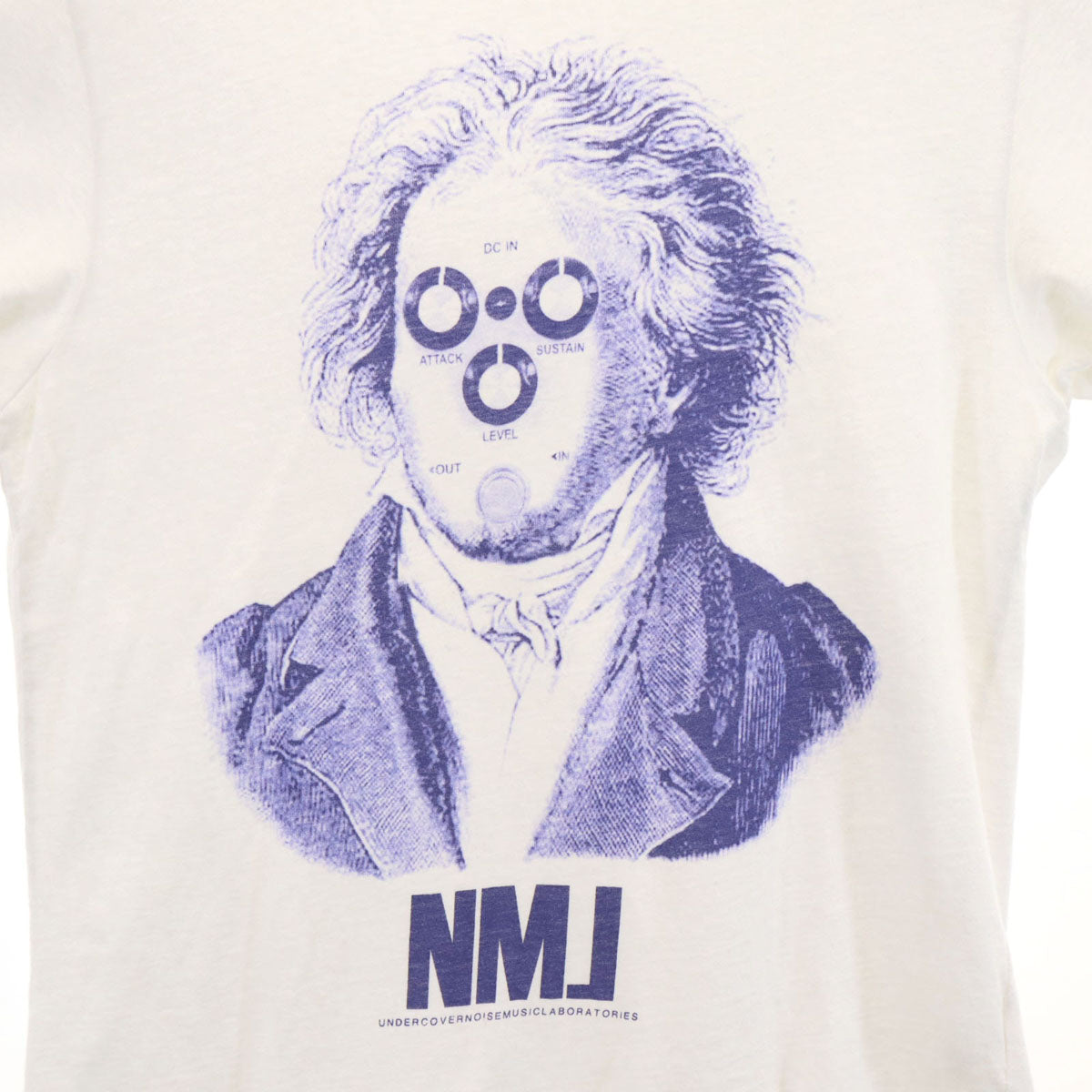 UNDERCOVER アンダーカバー 日本製 ベートーベン アンプ 半袖 Tシャツ 1 ホワイト メンズ