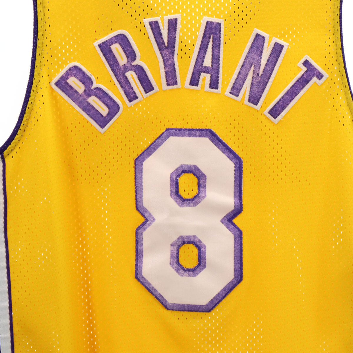 NIKE ナイキ NBA LAKERS BRYANT 8 ノースリーブ ゲームシャツ メッシュ タンクトップ L イエロー レイカーズ メンズ