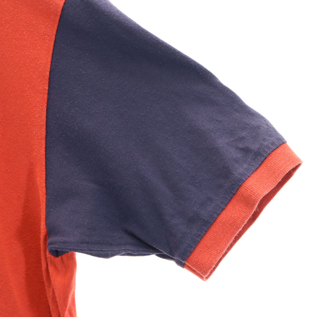 Polo by Ralph Lauren ポロバイラルフローレン 80s ヴィンテージ 緑タグ ボーイズ 半袖 リンガー Tシャツ 160 レッド キッズ
